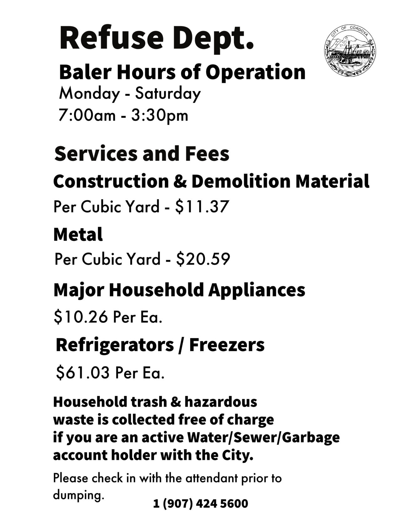 City of Cordova City of Cordova, Alaska